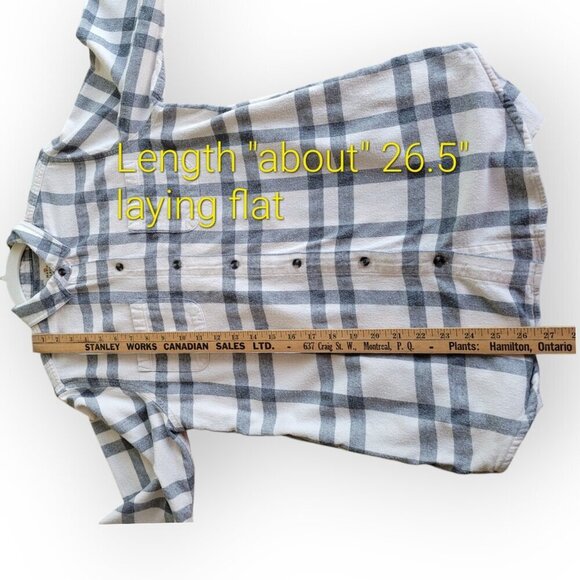 Cozy Marine Layer Shay Plaid Overshirt M - Picture 11 of 12